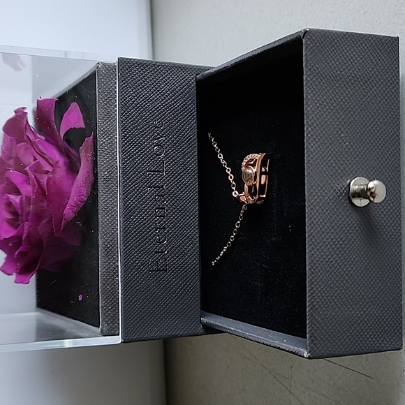 ETERNAL LOVE S925 PROJECTION NECKLACE - Picture 2 of 3